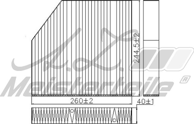 A.Z. Meisterteile AZMT-41-010-1757 - Filter, interior air car-mod.net