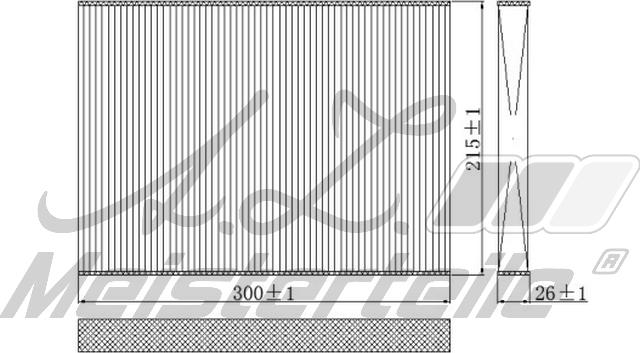 A.Z. Meisterteile AZMT-41-010-1780 - Filter, interior air car-mod.net