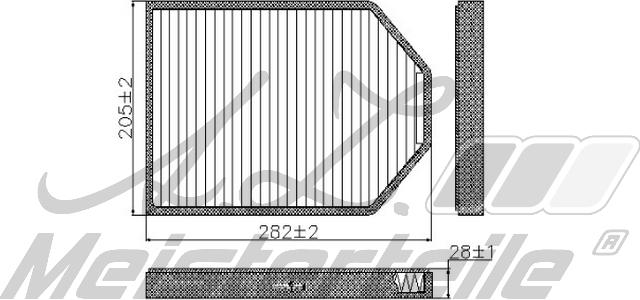 A.Z. Meisterteile AZMT-41-010-1787 - Filter, interior air car-mod.net