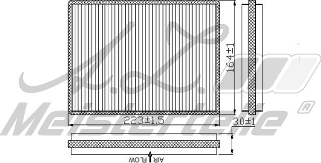 A.Z. Meisterteile AZMT-41-010-1735 - Filter, interior air car-mod.net