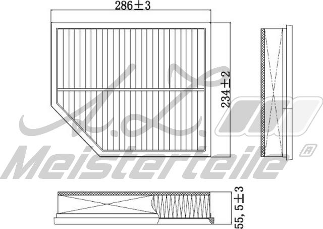 A.Z. Meisterteile AZMT-41-030-1996 - Engine Air Filter car-mod.net