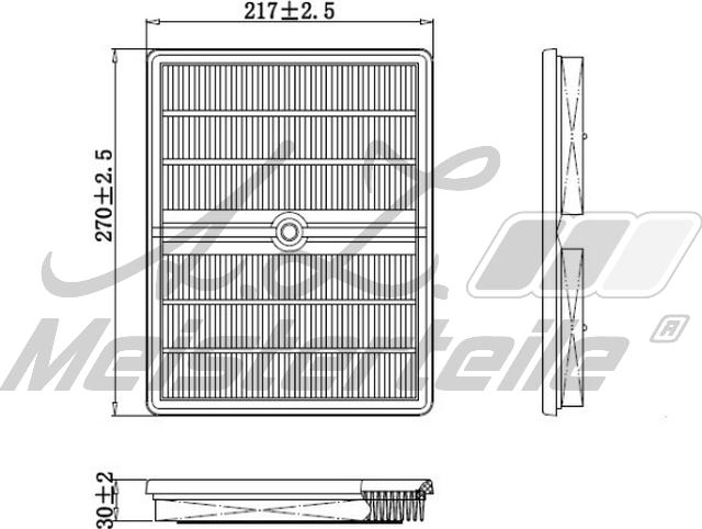 A.Z. Meisterteile AZMT-41-030-1991 - Engine Air Filter car-mod.net