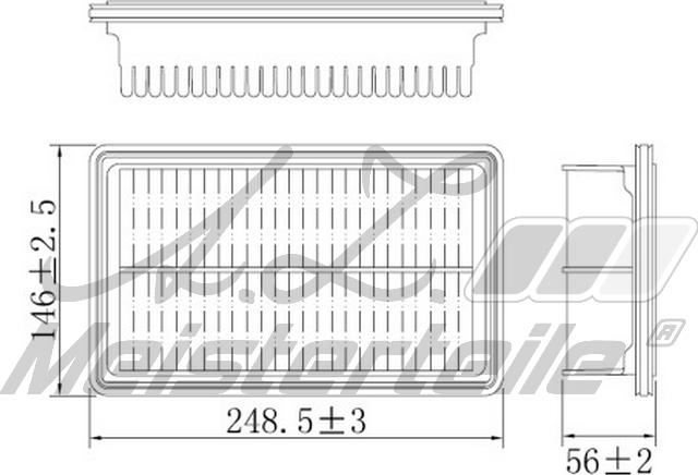 A.Z. Meisterteile AZMT-41-030-1972 - Engine Air Filter car-mod.net
