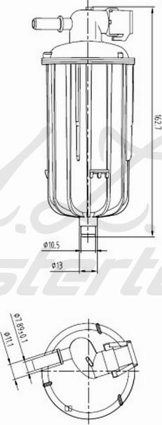 A.Z. Meisterteile AZMT-41-020-1408 - Fuel filter car-mod.net