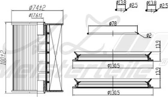 A.Z. Meisterteile AZMT-41-020-1402 - Fuel filter car-mod.net