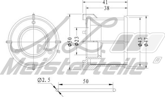 A.Z. Meisterteile AZMT-41-020-1415 - Fuel filter car-mod.net