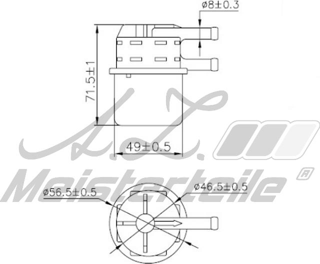 A.Z. Meisterteile AZMT-41-020-1422 - Fuel filter car-mod.net