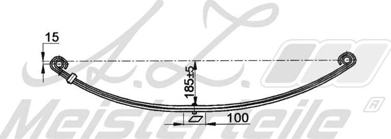 A.Z. Meisterteile AZMT-42-089-9036 - Spring Pack car-mod.net