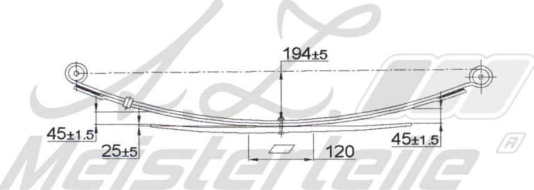 A.Z. Meisterteile AZMT-42-089-9037 - Spring Pack car-mod.net