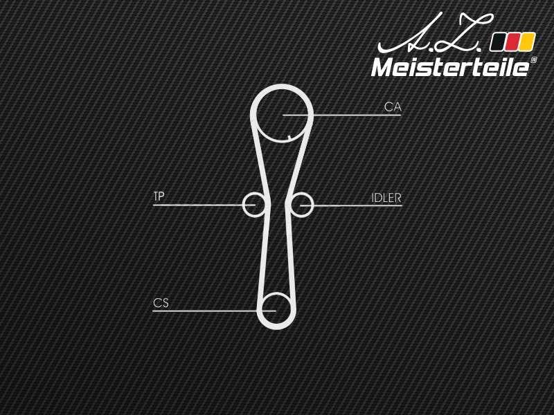 A.Z. Meisterteile AZMT-30-058-2276 - Timing Belt Set car-mod.net