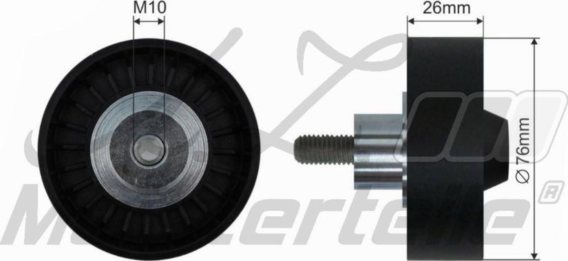 A.Z. Meisterteile AZMT-20-031-1822 - Pulley, v-ribbed belt car-mod.net