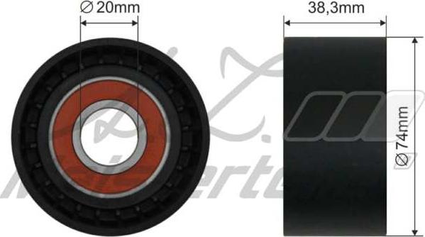 A.Z. Meisterteile AZMT-20-031-2191 - Pulley, v-ribbed belt car-mod.net
