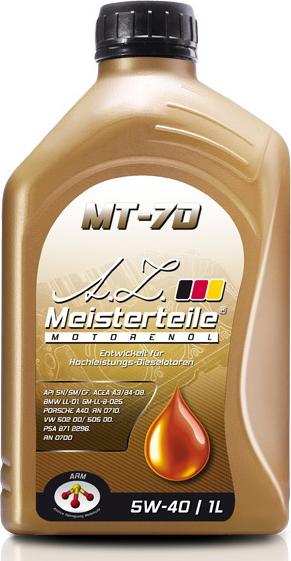 A.Z. Meisterteile MT-7D 5W-40 1L - Engine Oil car-mod.net