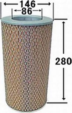 Azumi A21185 - Engine Air Filter car-mod.net