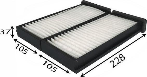 Azumi AC23505SET - Filter, interior air car-mod.net