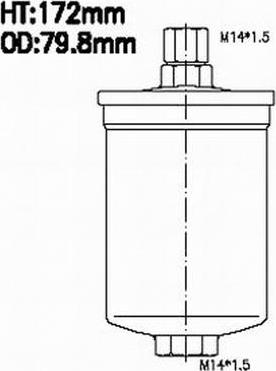 Azumi FSP33016 - Fuel filter car-mod.net