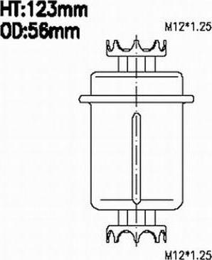 Azumi FSP23004U - Fuel filter car-mod.net