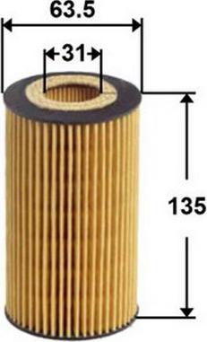 Azumi OE31019 - Oil Filter car-mod.net