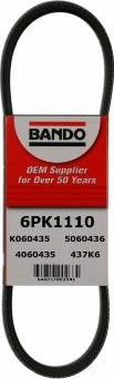 Bando 6PK1110 - V-Ribbed Belt car-mod.net