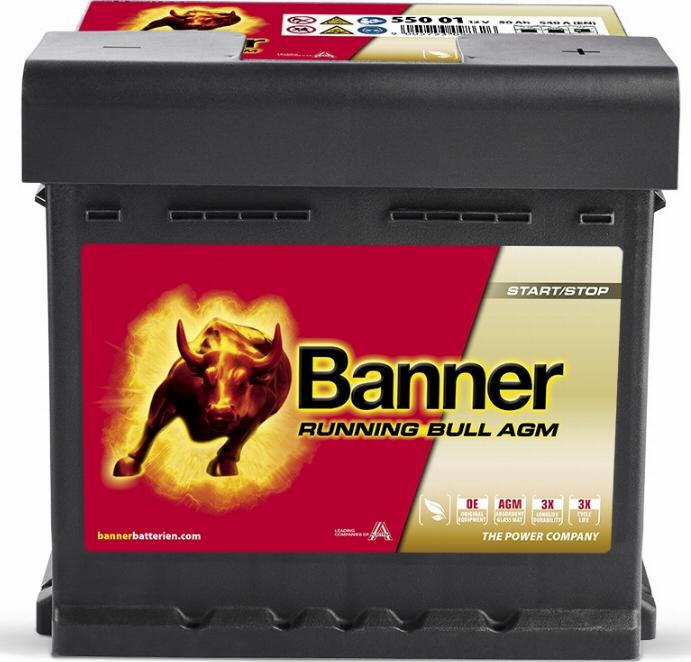 BANNER 016550010101 - Starter Battery car-mod.net