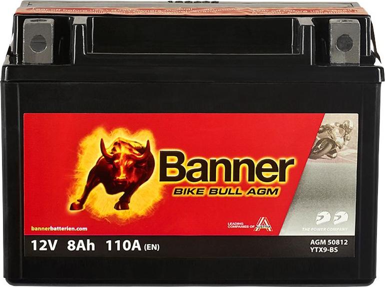BANNER 021508120100 - Starter Battery car-mod.net