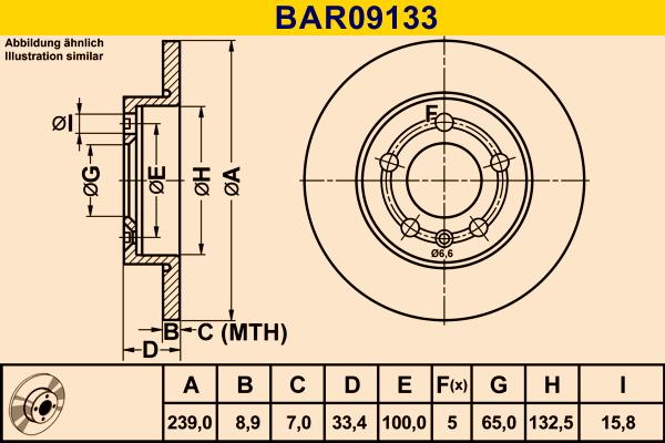 Barum BAR09133 - Brake Disc car-mod.net
