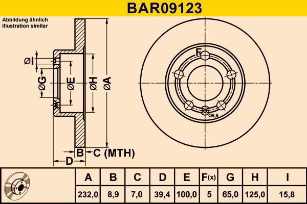 Barum BAR09123 - Brake Disc car-mod.net