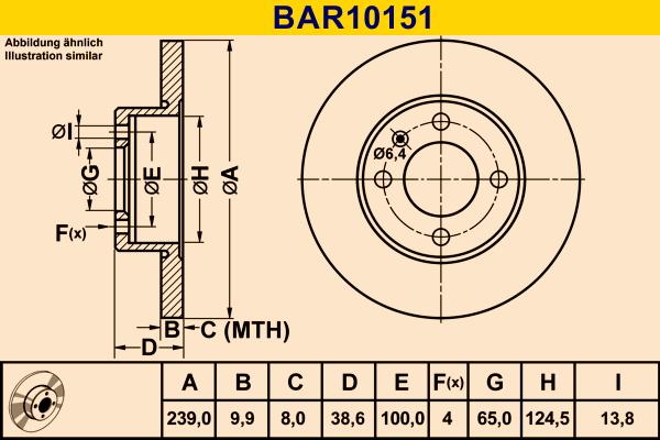 Barum BAR10151 - Brake Disc car-mod.net
