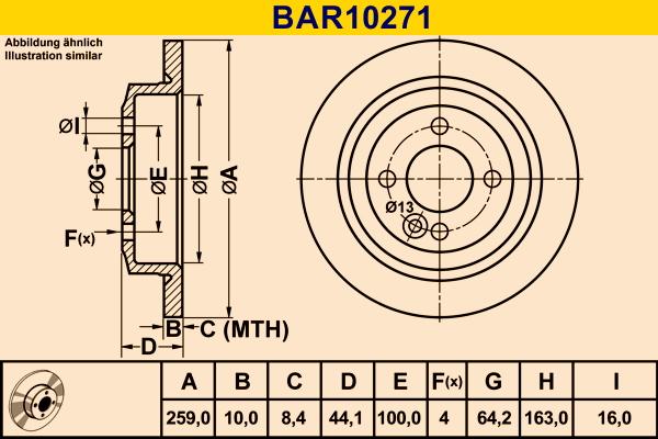 Barum BAR10271 - Brake Disc car-mod.net