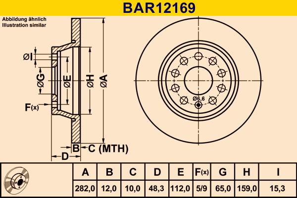 Barum BAR12169 - Brake Disc car-mod.net