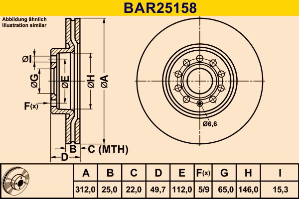 Barum BAR25158 - Brake Disc car-mod.net