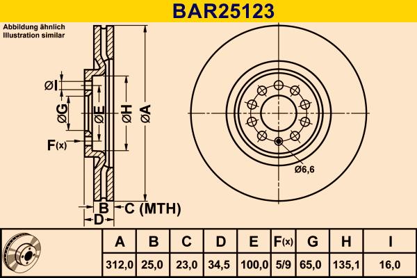 Barum BAR25123 - Brake Disc car-mod.net