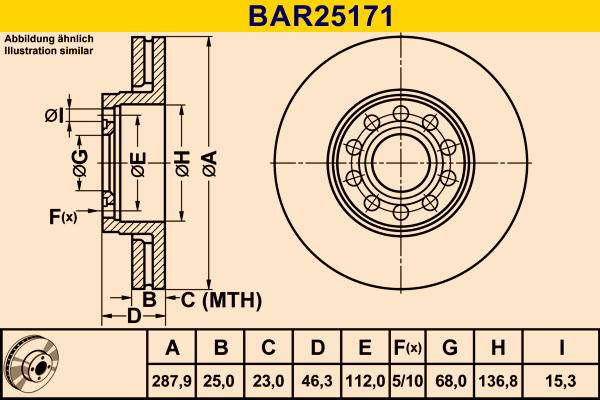 Barum BAR25171 - Brake Disc car-mod.net