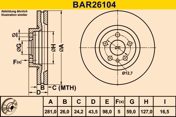Barum BAR26104 - Brake Disc car-mod.net