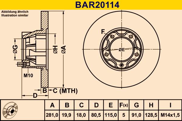 Barum BAR20114 - Brake Disc car-mod.net