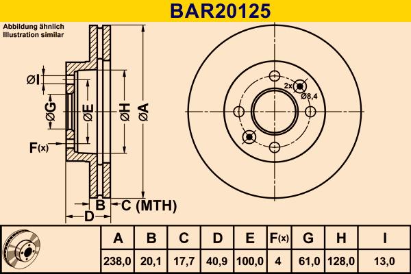 Barum BAR20125 - Brake Disc car-mod.net
