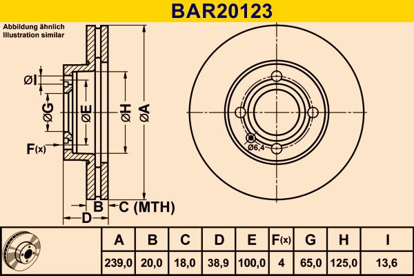 Barum BAR20123 - Brake Disc car-mod.net