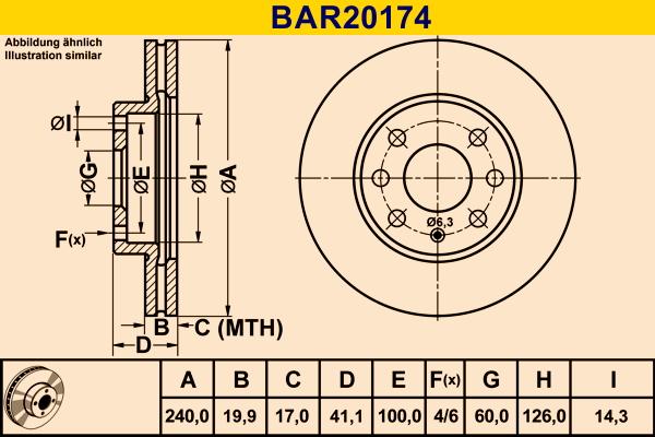 Barum BAR20174 - Brake Disc car-mod.net