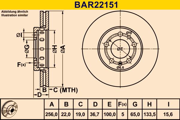 Barum BAR22151 - Brake Disc car-mod.net