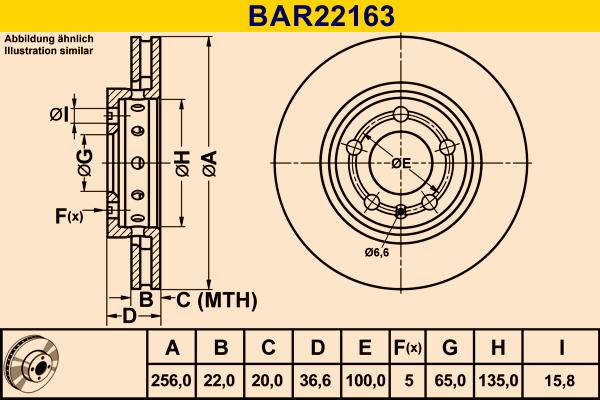Barum BAR22163 - Brake Disc car-mod.net