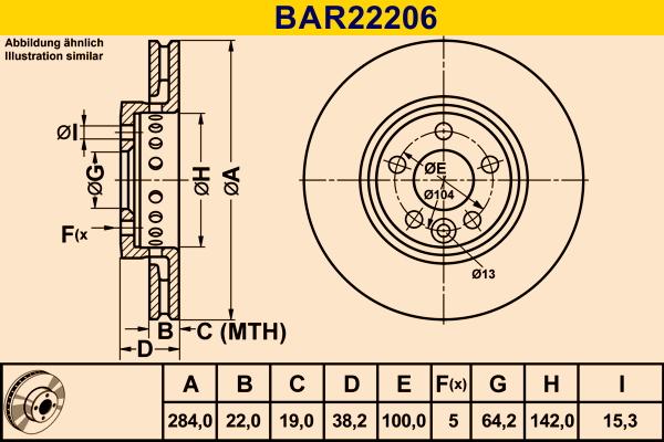 Barum BAR22206 - Brake Disc car-mod.net