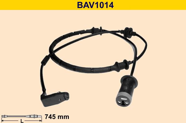 Barum BAV1014 - Warning Contact, brake pad wear car-mod.net