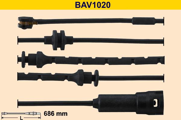 Barum BAV1020 - Warning Contact, brake pad wear car-mod.net