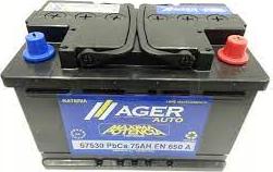 BATERIAS AGER 57530 - Starter Battery car-mod.net