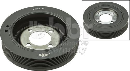 BBR Automotive 001-10-29690 - Belt Pulley, crankshaft car-mod.net