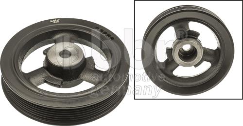 BBR Automotive 001-10-23316 - Belt Pulley, crankshaft car-mod.net