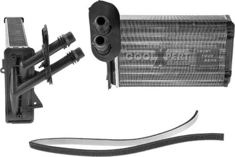 BBR Automotive 002-60-00921 - Heat Exchanger, interior heating car-mod.net