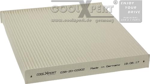 BBR Automotive 038-20-03202 - Filter, interior air car-mod.net