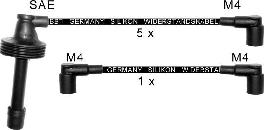 BBT ZK0136 - Ignition Cable Kit car-mod.net