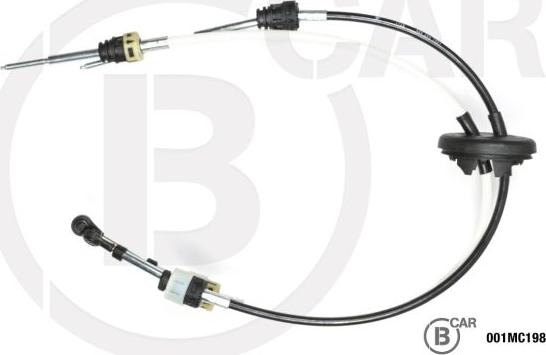 B CAR 001MC198 - Cable, tip, manual transmission car-mod.net